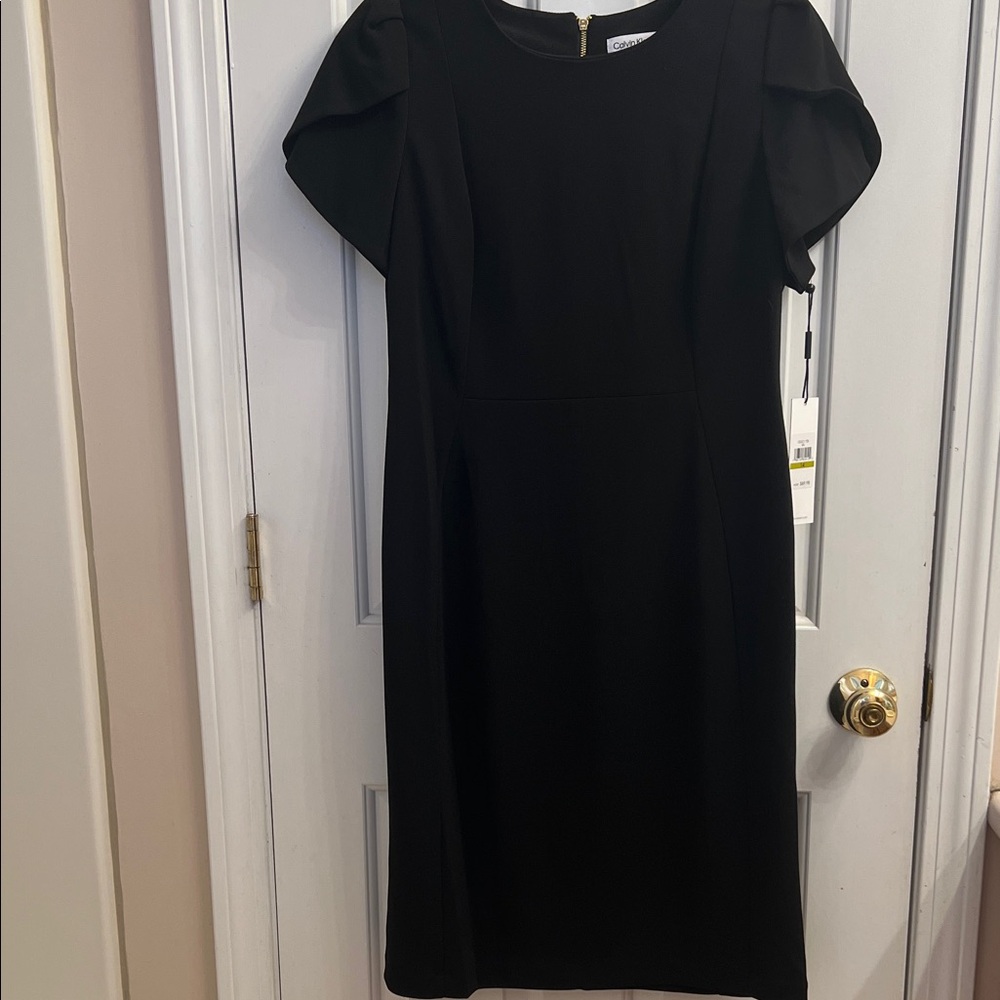 Calvin Klein Black Midi Dress